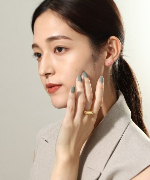 COCOSHNIK ONKITSCH / ココシュニックオンキッチュ リング | シルバー オーバルモチーフ ラージリング GP | 詳細6