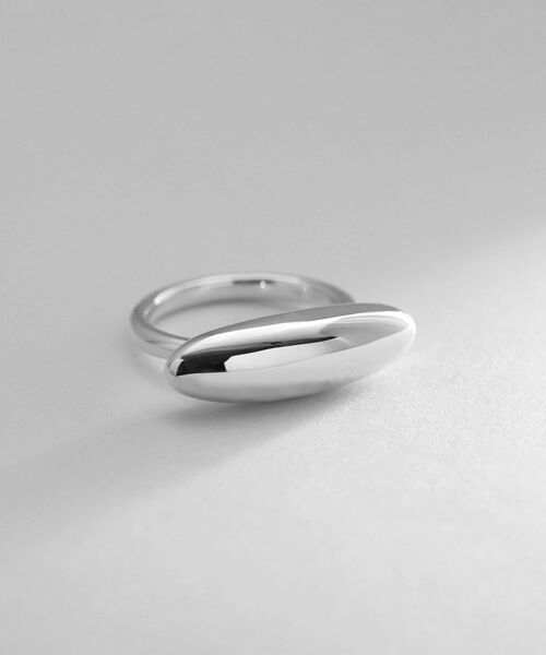 COCOSHNIK ONKITSCH / ココシュニックオンキッチュ リング | シルバー オーバルモチーフ ラージリング | 詳細2