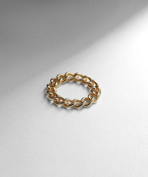 COCOSHNIK ONKITSCH / ココシュニックオンキッチュ リング | シルバー チェーンリング カーブチェーン GP | 詳細1
