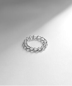 COCOSHNIK ONKITSCH / ココシュニックオンキッチュ リング | シルバー チェーンリング カーブチェーン