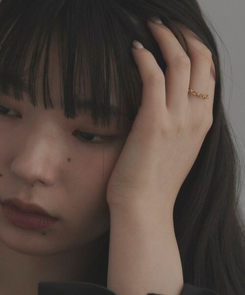 COCOSHNIK ONKITSCH / ココシュニックオンキッチュ リング | シルバー チェーンリング グリームチェーン GP | 詳細6