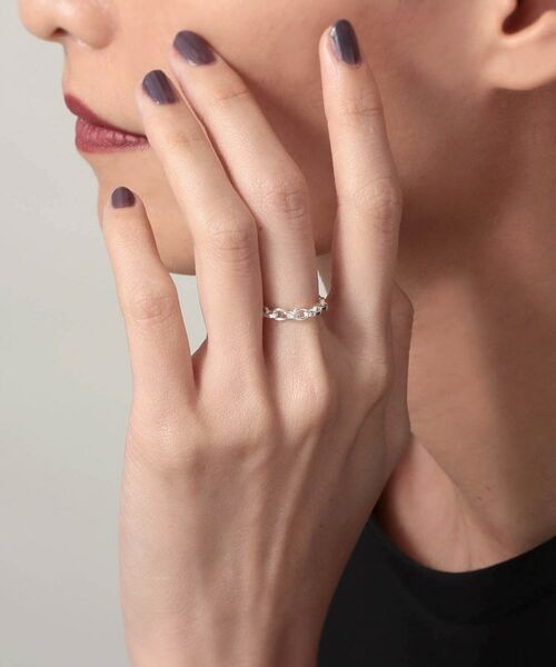 COCOSHNIK ONKITSCH / ココシュニックオンキッチュ リング | シルバー チェーンリング グリームチェーン | 詳細9