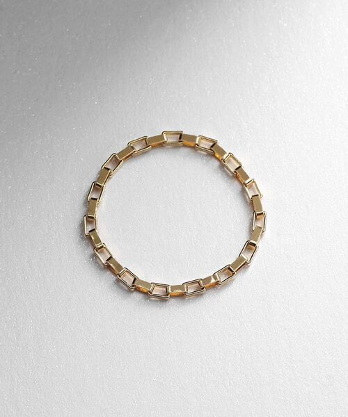 COCOSHNIK ONKITSCH / ココシュニックオンキッチュ リング | シルバー チェーンリング ボックスチェーン GP | 詳細3