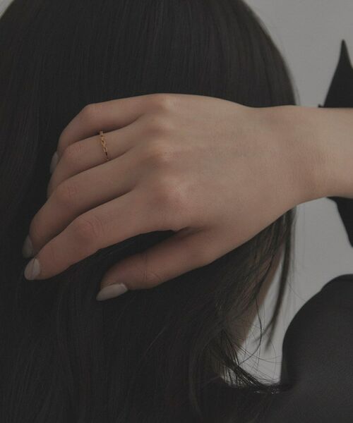 COCOSHNIK ONKITSCH / ココシュニックオンキッチュ リング | シルバー チェーンリング ボックスチェーン GP | 詳細7