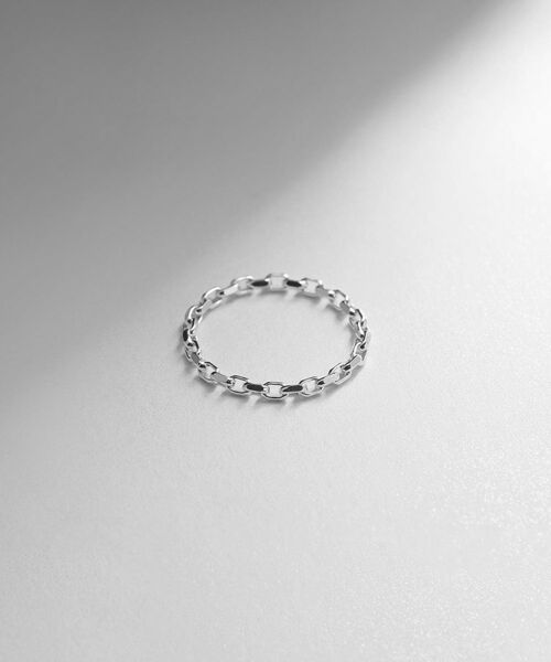 COCOSHNIK ONKITSCH / ココシュニックオンキッチュ リング | シルバー チェーンリング ケーブルチェーン | 詳細1