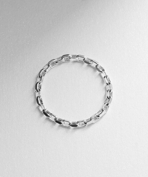COCOSHNIK ONKITSCH / ココシュニックオンキッチュ リング | シルバー チェーンリング ケーブルチェーン | 詳細3