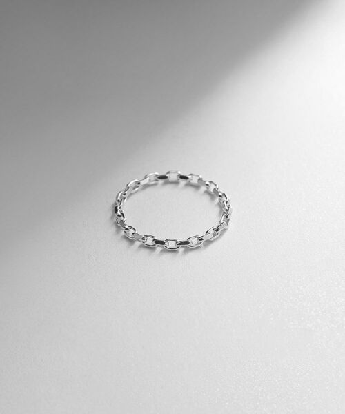 COCOSHNIK ONKITSCH / ココシュニックオンキッチュ リング | シルバー チェーンリング ケーブルチェーン（シルバー(600)）