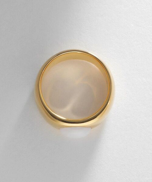 COCOSHNIK ONKITSCH / ココシュニックオンキッチュ リング | シルバー カラーストーン（ホワイトアゲート）ワイドリング GP | 詳細3