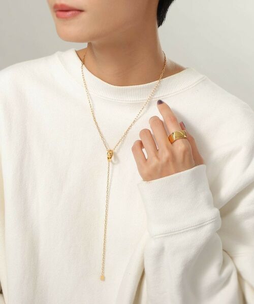 COCOSHNIK ONKITSCH / ココシュニックオンキッチュ リング | シルバー ツイストスクエア リングL GP | 詳細7