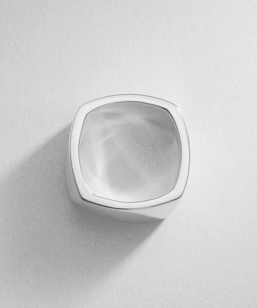 COCOSHNIK ONKITSCH / ココシュニックオンキッチュ リング | シルバー ツイストスクエア リングL | 詳細3