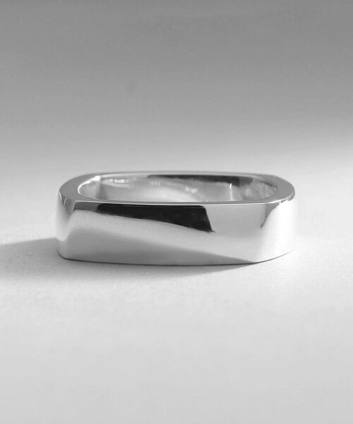 COCOSHNIK ONKITSCH / ココシュニックオンキッチュ リング | シルバー ツイストスクエア リングS | 詳細2