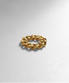 COCOSHNIK ONKITSCH / ココシュニックオンキッチュ リング | シルバー チェーンリング スパークルカットL GP