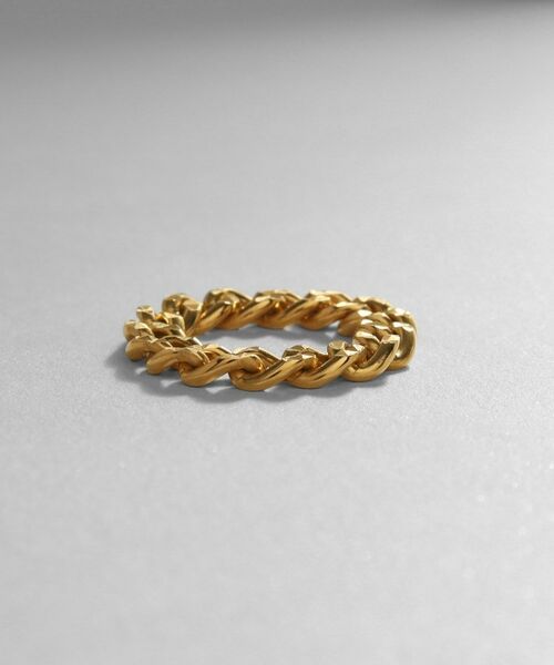 COCOSHNIK ONKITSCH / ココシュニックオンキッチュ リング | シルバー チェーンリング スパークルカットS GP | 詳細2