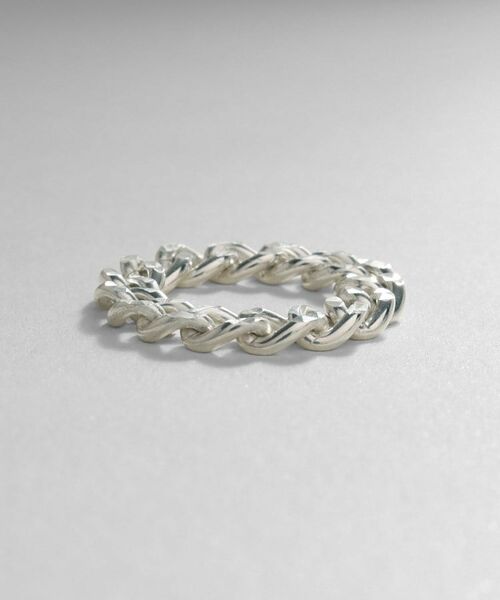 COCOSHNIK ONKITSCH / ココシュニックオンキッチュ リング | シルバー チェーンリング スパークルカットS | 詳細2