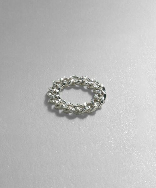 COCOSHNIK ONKITSCH / ココシュニックオンキッチュ リング | シルバー チェーンリング スパークルカットS（シルバー(600)）
