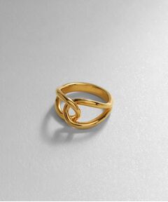 COCOSHNIK ONKITSCH / ココシュニックオンキッチュ リング | シルバー ラインリング オーバルノット GP