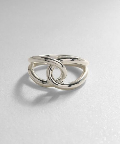COCOSHNIK ONKITSCH / ココシュニックオンキッチュ リング | シルバー ラインリング オーバルノット | 詳細2