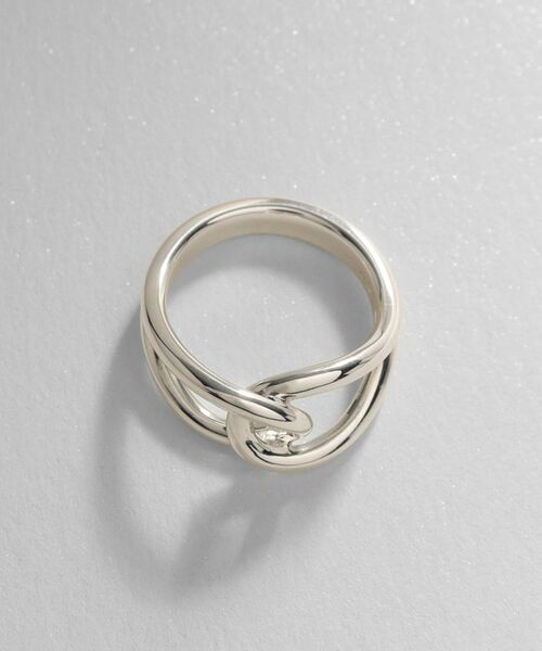 COCOSHNIK ONKITSCH / ココシュニックオンキッチュ リング | シルバー ラインリング オーバルノット | 詳細3