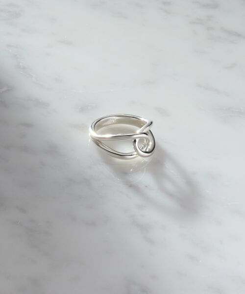 COCOSHNIK ONKITSCH / ココシュニックオンキッチュ リング | シルバー ラインリング オーバルノット | 詳細4