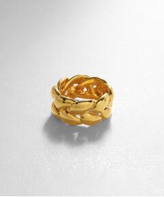 COCOSHNIK ONKITSCH / ココシュニックオンキッチュ リング | シルバー ニッティングモチーフ エタニティリングL GP