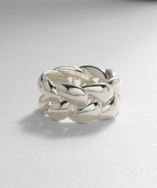 COCOSHNIK ONKITSCH / ココシュニックオンキッチュ リング | シルバー ニッティングモチーフ エタニティリングL | 詳細2