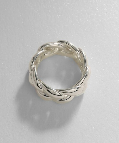 COCOSHNIK ONKITSCH / ココシュニックオンキッチュ リング | シルバー ニッティングモチーフ エタニティリングL | 詳細3