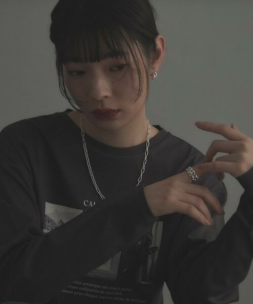 COCOSHNIK ONKITSCH / ココシュニックオンキッチュ リング | シルバー ニッティングモチーフ エタニティリングL | 詳細6