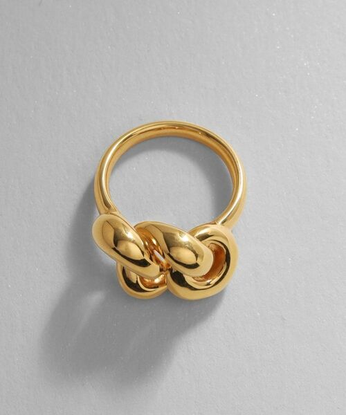 COCOSHNIK ONKITSCH / ココシュニックオンキッチュ リング | シルバー ニッティングモチーフ リング GP | 詳細3