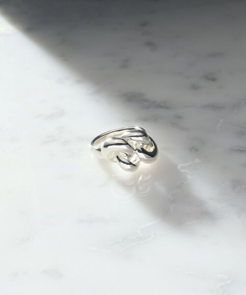 COCOSHNIK ONKITSCH / ココシュニックオンキッチュ リング | シルバー ニッティングモチーフ リング | 詳細4
