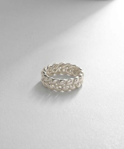 COCOSHNIK ONKITSCH / ココシュニックオンキッチュ リング | シルバー ニッティングモチーフ エタニティリングS（シルバー(600)）
