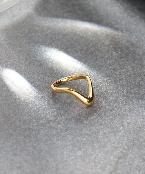 COCOSHNIK ONKITSCH / ココシュニックオンキッチュ リング | シルバー ニュアンスリング ドリップ GP | 詳細4