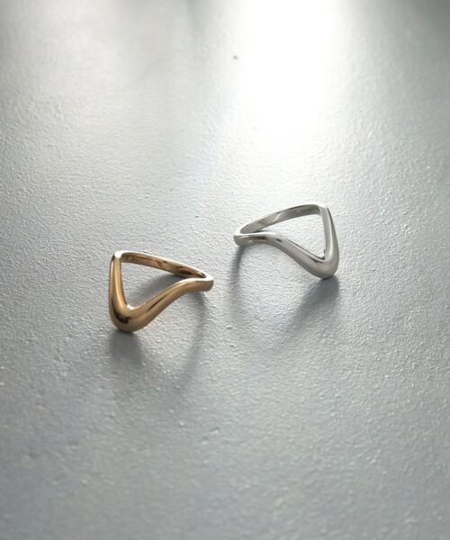 COCOSHNIK ONKITSCH / ココシュニックオンキッチュ リング | シルバー ニュアンスリング ドリップ | 詳細4