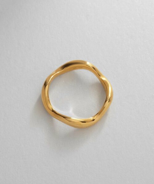 COCOSHNIK ONKITSCH / ココシュニックオンキッチュ リング | シルバー ニュアンスリング ウェーブ GP | 詳細3