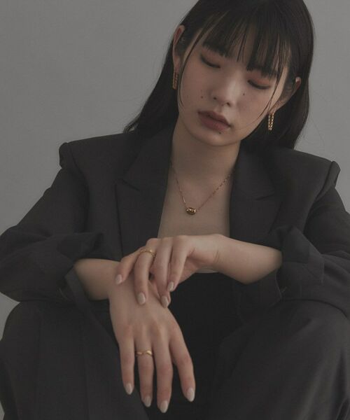 COCOSHNIK ONKITSCH / ココシュニックオンキッチュ リング | シルバー ニュアンスリング ウェーブ GP | 詳細5