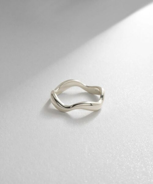 COCOSHNIK ONKITSCH / ココシュニックオンキッチュ リング | シルバー ニュアンスリング ウェーブ | 詳細1