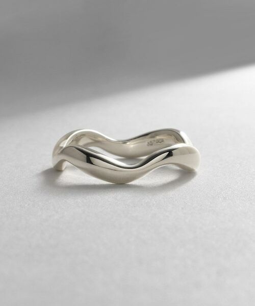 COCOSHNIK ONKITSCH / ココシュニックオンキッチュ リング | シルバー ニュアンスリング ウェーブ | 詳細2