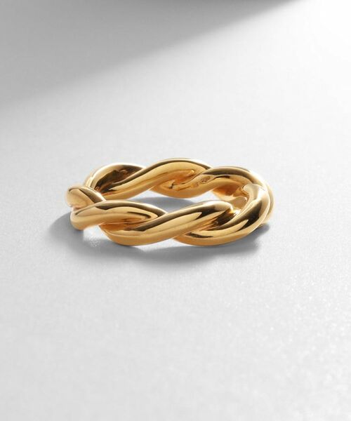COCOSHNIK ONKITSCH / ココシュニックオンキッチュ リング | シルバー ラインリング ツイスト GP | 詳細2