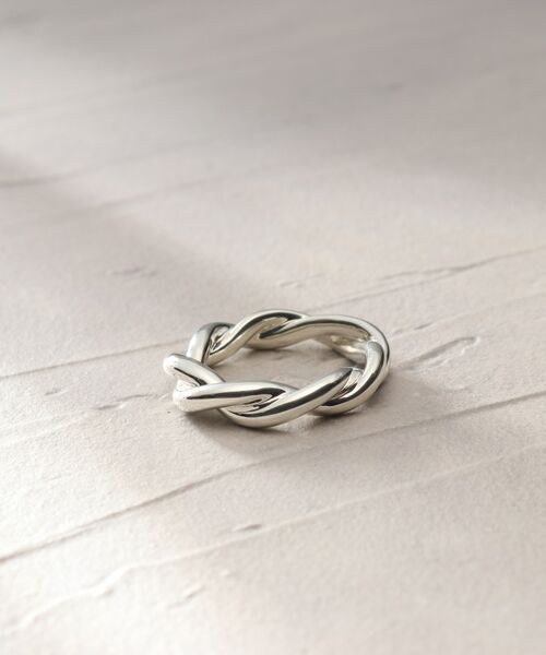 COCOSHNIK ONKITSCH / ココシュニックオンキッチュ リング | シルバー ラインリング ツイスト | 詳細4