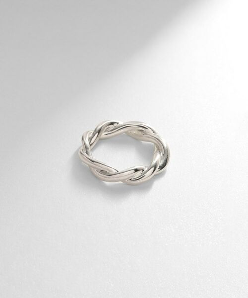 COCOSHNIK ONKITSCH / ココシュニックオンキッチュ リング | シルバー ラインリング ツイスト（シルバー(600)）