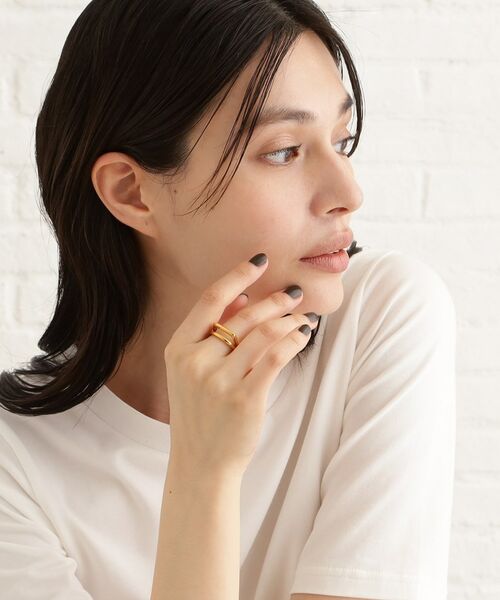 COCOSHNIK ONKITSCH / ココシュニックオンキッチュ リング | シルバー フロートリング スクエア GP | 詳細5