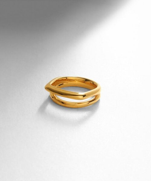 COCOSHNIK ONKITSCH / ココシュニックオンキッチュ リング | シルバー フロートリング スクエア GP（ゴールド(600)）