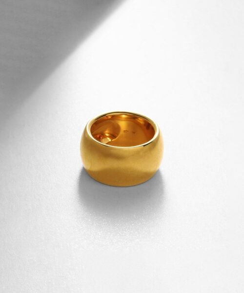 COCOSHNIK ONKITSCH / ココシュニックオンキッチュ リング | シルバー ボリュームリング ドーム GP（ゴールド(600)）