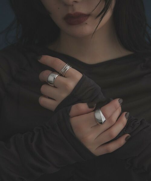 COCOSHNIK ONKITSCH / ココシュニックオンキッチュ リング | シルバー ボリュームリング ドーム | 詳細7