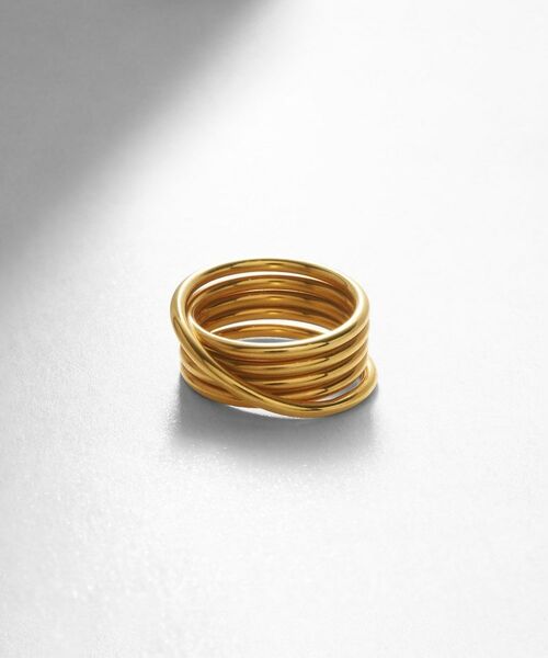 COCOSHNIK ONKITSCH / ココシュニックオンキッチュ リング | シルバー コイルリング GP | 詳細1