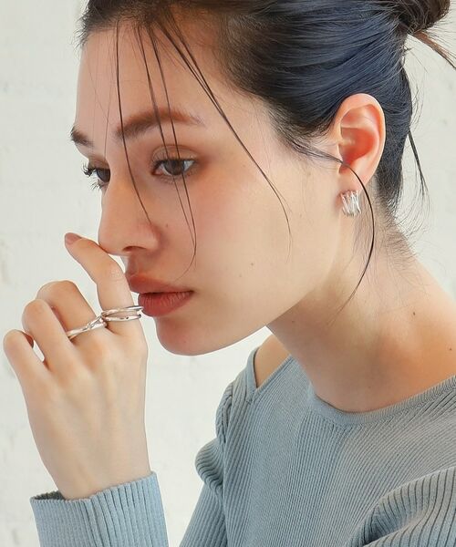 COCOSHNIK ONKITSCH / ココシュニックオンキッチュ リング | シルバー バンドリング ダブル | 詳細15