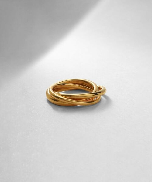 COCOSHNIK ONKITSCH / ココシュニックオンキッチュ リング | シルバー バンドリング トリプル GP | 詳細1