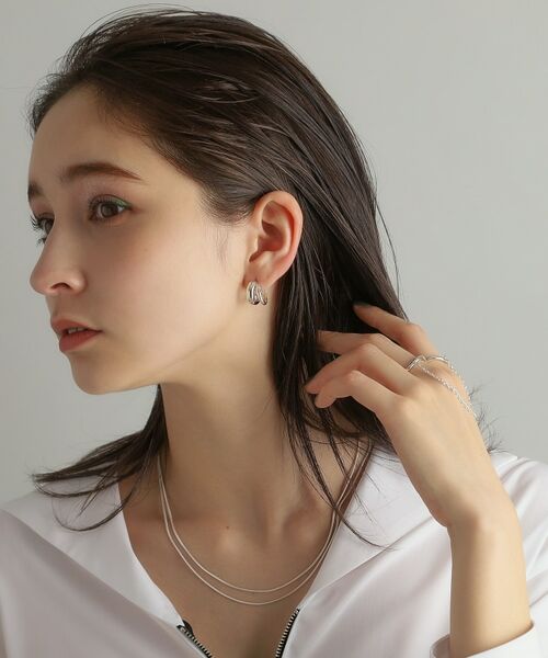 COCOSHNIK ONKITSCH / ココシュニックオンキッチュ リング | シルバー ドレープチェーン ダブルカーブリング | 詳細8