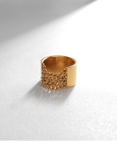 COCOSHNIK ONKITSCH / ココシュニックオンキッチュ リング | シルバー ドレープルーズ チェーンリング GP