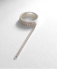 COCOSHNIK ONKITSCH / ココシュニックオンキッチュ リング | シルバー ハンギング カーブチェーンリング