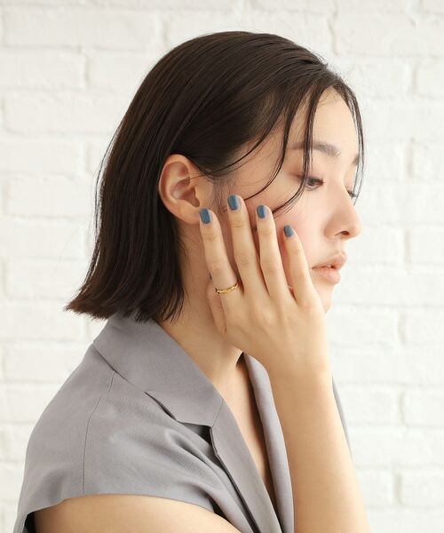 COCOSHNIK ONKITSCH / ココシュニックオンキッチュ リング | シルバー ラインリング ツイストストリング GP | 詳細12